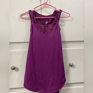 Lululemon Ready & Go Tank Top Women Regal Plum Size 2